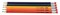 School Smart No 2 Pencils, Hexagonal with Latex-Free Erasers, Assorted Body Colors, Pack of 144